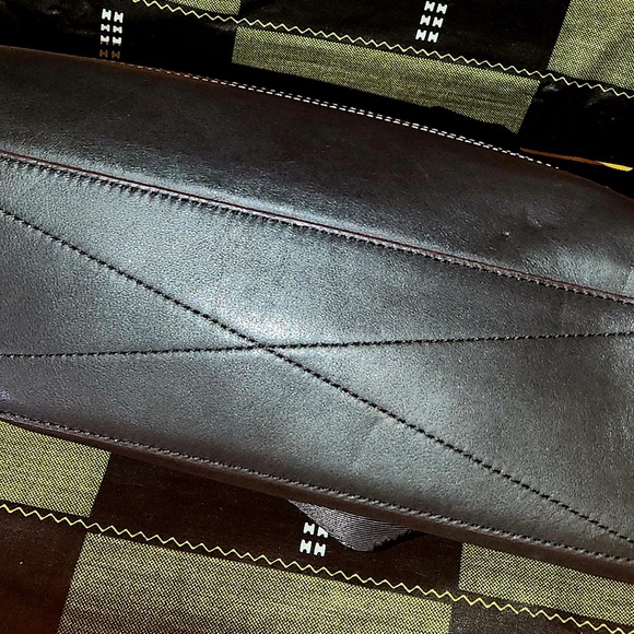 Coach Black Leather Messenger Bag For Men - Picture 5 of 7